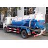 Dongfeng Cummins Sewage Suction Tanker Truck / Vacuum Cleaner Truck 3CBM To 5CBM