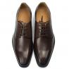China Brown Color Mens Leather Casual Shoes Low Heel Shoe Height Business Affairs Style wholesale