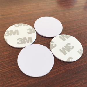 China Iso14443A RFID Coin Tag , Hard Pvc On Metal  1k Tag Waterproof supplier