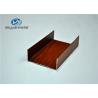 China Nature Alloy 6063 Wood Grain Aluminum Profiles Channel Frame ISO9001 Approval wholesale