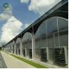 China 120km/H Multi Span Polycarbonate Aluminium Greenhouse With Irrigation System wholesale