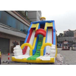 China White / Red / Yellow Giant Commercial Inflatable Water Slides , Inflatable Slides For Adult supplier