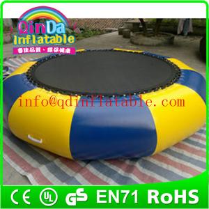 China inflatable water trampoline for sale, inflatable trampoline on water Trampoline for kids supplier