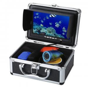15M Underwater Fish Finder 7" Monitor LED Lights Underwater Fishing Camera With DVR Function