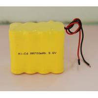 China 9.6V AA Nicd Energizer Rechargeable Batteries 700mAh For Hotel Phone , Dect Phone on sale