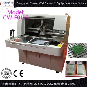 China Customized Double Table PCB Router Equipment with 450*450mm Working Area supplier