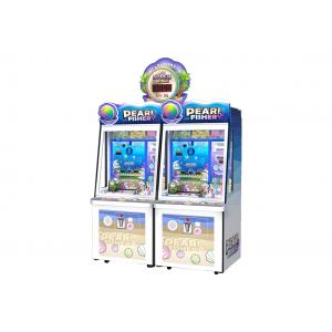 2 Player Kids Coin Ticket Pearl Fishery Arcade Machine Push Marbles For Amusement