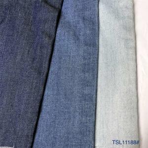 China Twill Denim Tencel Cotton Blend Fabric For Garment Dress Shirting supplier