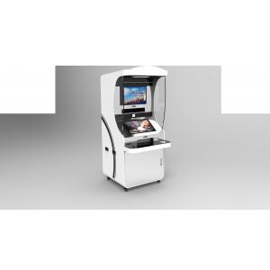 AC240V 48inches Free Standing Touch Kiosk A4 Laser Printer Kiosk With all standard software, anti-peek valid.