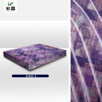 Fashion Purple 2.25m Mattress Cover Cloth Polyester Quilt Fabric 65gsm
