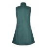 China Lapel Collar Ladies Sleeveless Dress Coat With Buttons Slim Fit Cool Coat wholesale