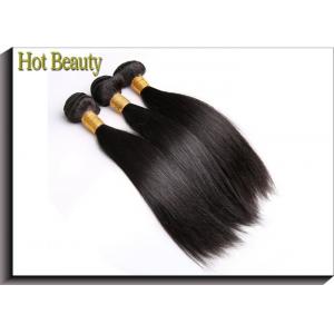 100% Virgin Human Hair Extensions In Natural Color 1b# No Synthetic