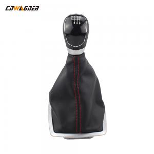 China Car Gear Shift Knob Acrylic Black Cap Red Line 6 Speed Universal For FORD FOCUS supplier