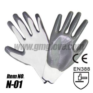 Nitrile Coated Nylon Gloves,Palm Coating
