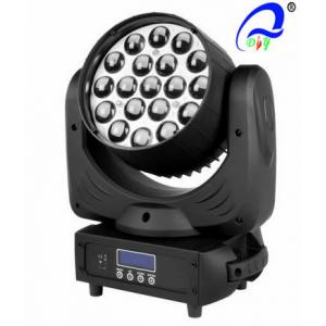 China Beam Zoom LED Wash Moving Head Lamp 19 Pcs * 12W Sound Control For Concerts supplier
