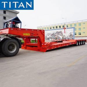 China Used and New 150 ton Lowboy Gooseneck Trailers for Sale supplier