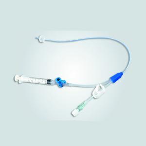 Medical 7Fr PTFE Coated Guidewire Disposable Silicone HSG Catheter Set