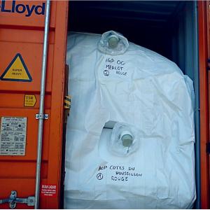 White 500kg Bulk Liquid Shipping Containers UV Treated Flexitank 20ft Container