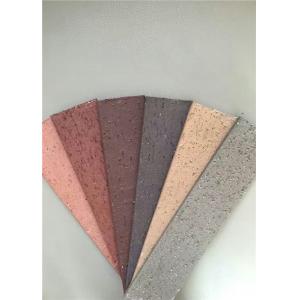 China Thickness 5mm of Thin Purple Split Face Brick For Wall Decoration supplier