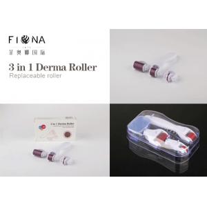 CE Approval titanium derma rolling Manufacturer skin roller system 3 IN 1 derma roller