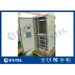 China Sandwich Panel Outdoor Power Supply Cabinet Galvanized Steel Climate Controlled supplier
