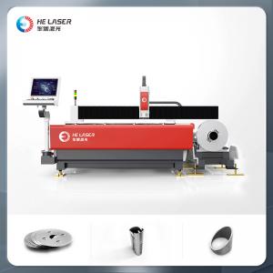 3015 SS Iron Rotary Sheet And Tube Laser Cutting Machine 6000W 120m/min