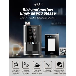China Fresh Milk Automatic Espresso Coffee Vending Machine suits in Coffee Shops wholesale