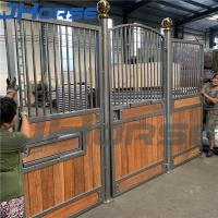 China Customised High Density Infill Wood Horse Stall Panels 3.5x2.2m on sale