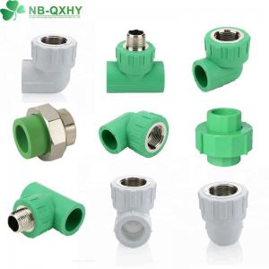 China Bathroom Fitting PPR Pipe Fitting for Hot and Cold Water Plumbing Materials Supply supplier