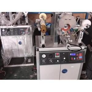 China Semi - Auto Hot Foil Printing Machine , Anomalous Shape Plastic Cap Foil Stamp Machine supplier