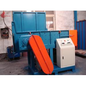 China Single shaft And Twin Shaft plastic shredder machine , film recycling machine supplier