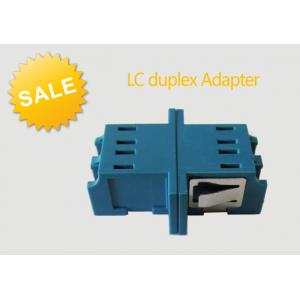 LC/PC Singlemode, duplex, PBS material, blue color FIBER OPITC ADAPTER