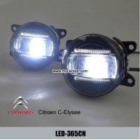 China Citroen C-Elysee car led fog light assembly daytime running lights DRL on sale