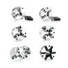 China Accuracy 0.03mm AutoStrong 3 4 6 Jaw Strong Scroll Chuck Plain Back Solid Jaws Lathe Machine Chuck wholesale