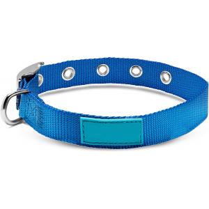 Handmade Nylon Dog Collars With Metal Buckle Customized 3 Sizes Optional