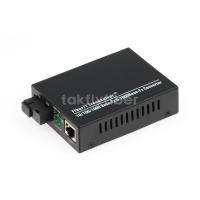 China 1000Mbps RJ45 80km Ethernet Fiber Media Converter Single Mode on sale