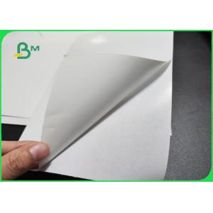 80gsm Semi Gloss Sticker Paper For Logistics Industry 24 x 42inch High Strength