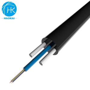 China 1 Núcleo de cabo FRP Flat FTTH Drop 1 - 12 Fibras GYFXTY GYFXTBY Cabo auto-sustentável supplier