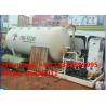 ASME standard mobile skid-mounted propane gas refilling tank station for gas