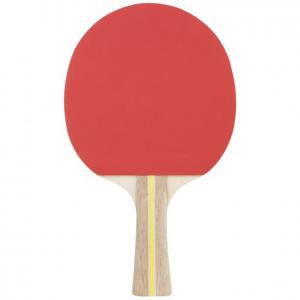 China Contour Handle Table Tennis Set 2 Bats 3 Balls Allround 5 Ply Blade For Beginner Player supplier
