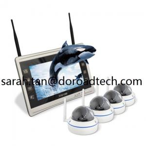 China 4CH 1080P WIFI IP Dome Cameras NVR Kit WiFi Camera with HD LCD Screen Display NVR supplier