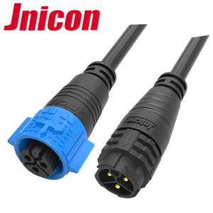 Cable To Cable IP67 Cable Connector 20A / 300V With Multi Pin Male Female Plug