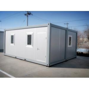 China Cerulean Novel Shipping Container Mobile Home Stable With Double - Glazing Window supplier