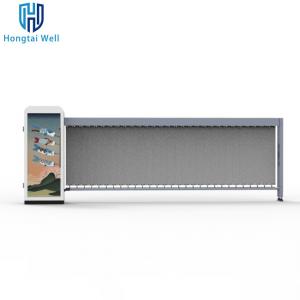 China Led Light Box Fence Arm Barrier Gate Advertising Electric Parking Barriers 140W/200W supplier