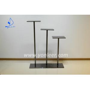 China free standing stainless steel shoe display stand wholesale