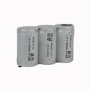 Emergency Lighting NiCad D Type 3.6V 4.5Ah Rechargeable Battery Pack 70°C