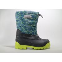 China Warm Waterproof infant warm boots Medium preschool snow boots Lace Up Closure on sale