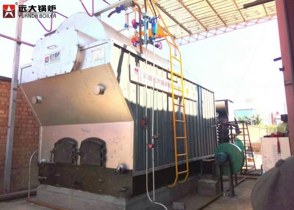Solid Pellet Fired Chain Grate Boiler Automatic Fuel Operation With Chain Grate