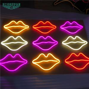 Silicone Resin LED Neon Sign Pink Home Decor Neon Wall Lights OEM ODM
