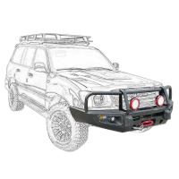 China Custom Fit Steel Bodykit for Suzuki Swift Rear Bumper Direct Fitment for Toyota 4Runner on sale